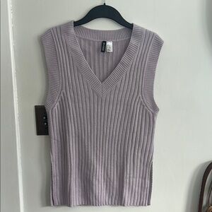 Short sleeve sweater vest dress